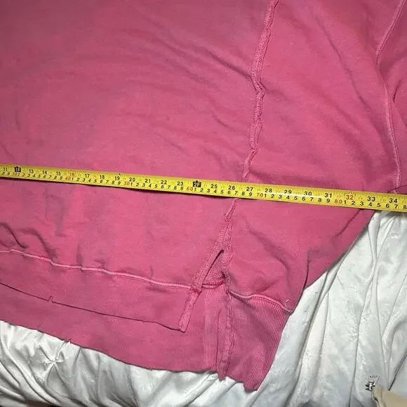 Free People Pink We The Free Oversized Camden Sweatshirt - Picture 6 of 7